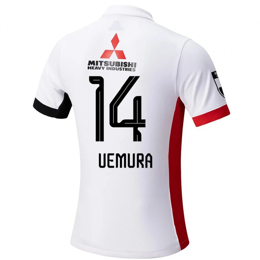 Danxen Herren Shoko Uemura #14 Weiß Schwarz Auswärtstrikot Trikot 2025/26 T-Shirt Österreich