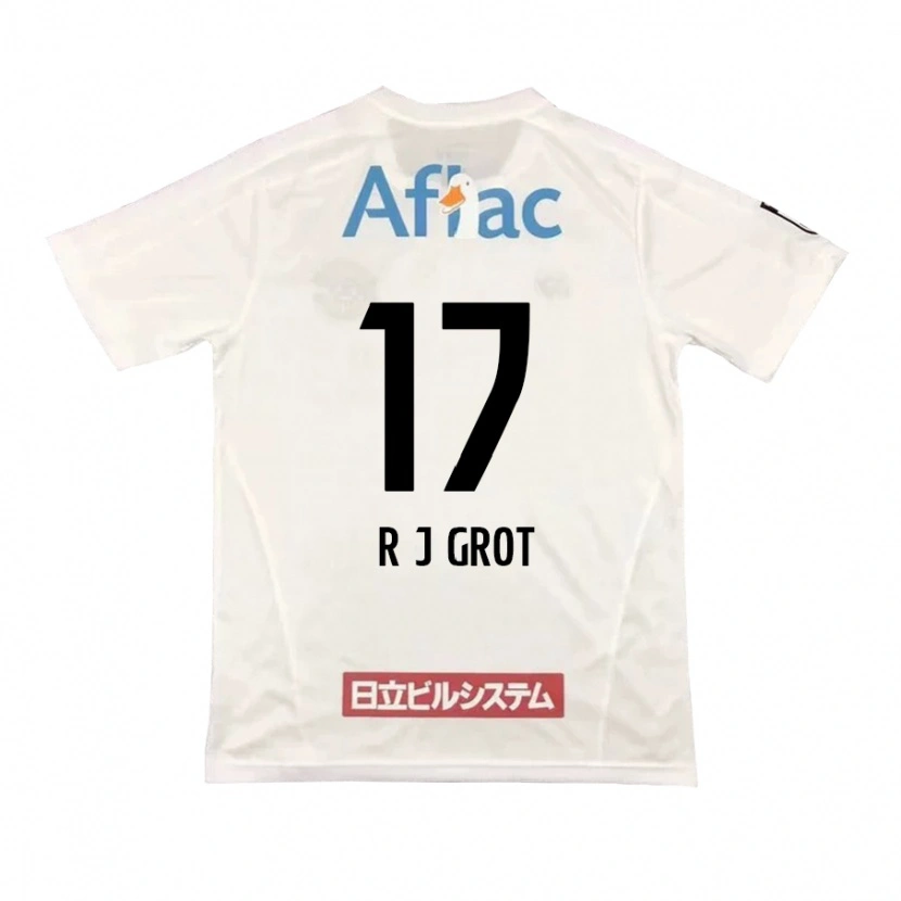 Danxen Herren Jay-Roy Grot #17 Hellgrau Beige Auswärtstrikot Trikot 2025/26 T-Shirt Österreich