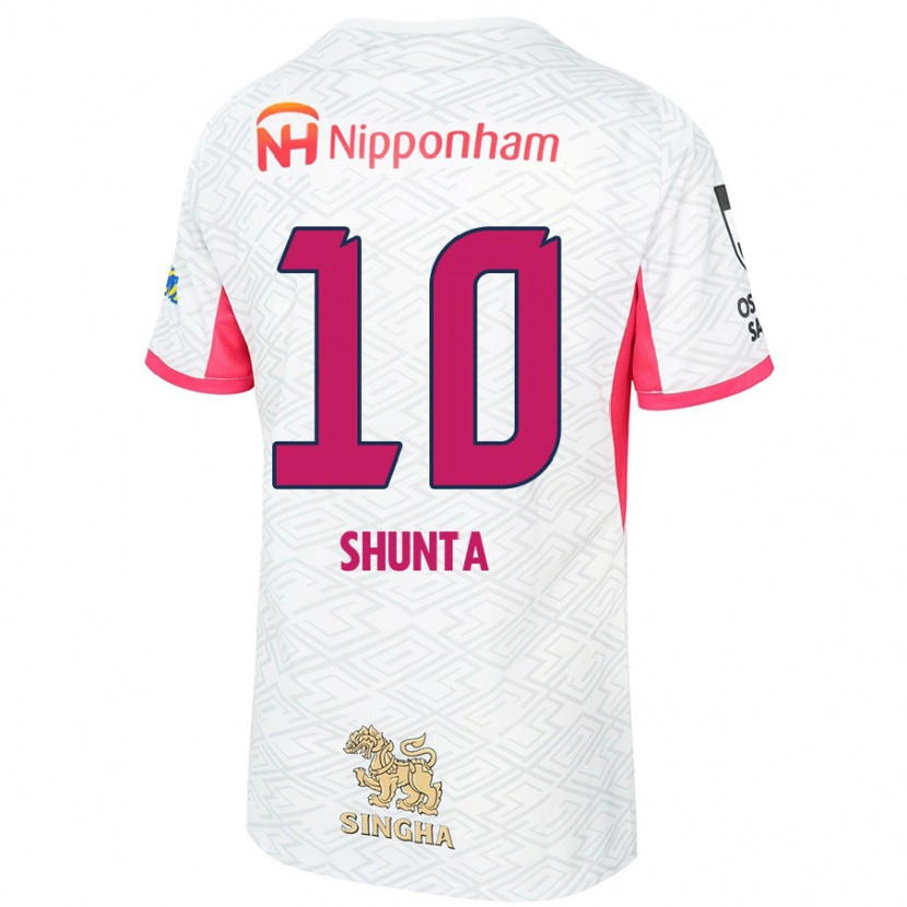 Danxen Herren Shunta Tanaka #10 Weiß Sakura Rosa Auswärtstrikot Trikot 2025/26 T-Shirt Österreich