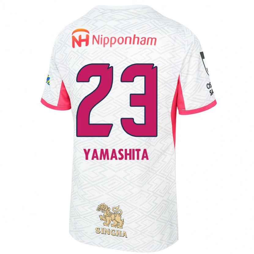 Danxen Herren Tatsuya Yamashita #23 Weiß Sakura Rosa Auswärtstrikot Trikot 2025/26 T-Shirt Österreich