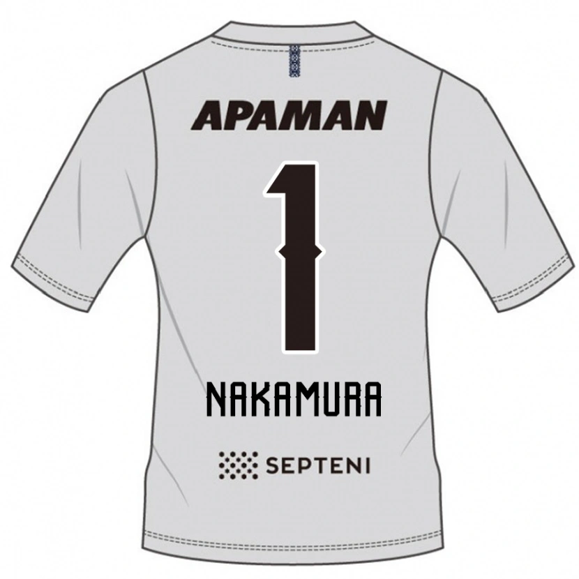 Danxen Herren Seigo Nakamura #1 Hellgrau Auswärtstrikot Trikot 2025/26 T-Shirt Österreich