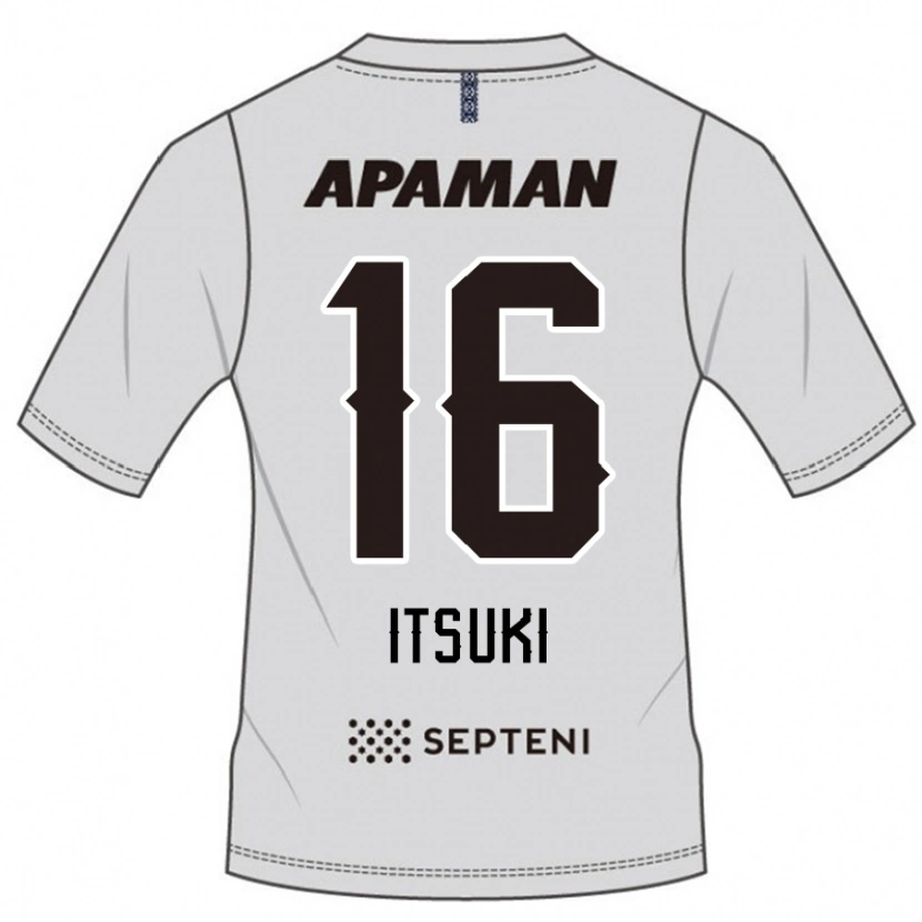 Danxen Herren Itsuki Oda #16 Hellgrau Auswärtstrikot Trikot 2025/26 T-Shirt Österreich