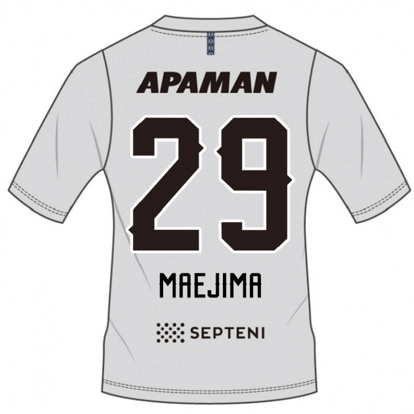 Danxen Herren Yota Maejima #29 Hellgrau Auswärtstrikot Trikot 2025/26 T-Shirt Österreich