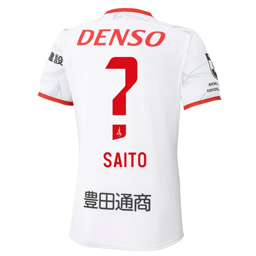 Danxen Herren Taiyo Saito #0 Weiß Rot Auswärtstrikot Trikot 2025/26 T-Shirt Österreich