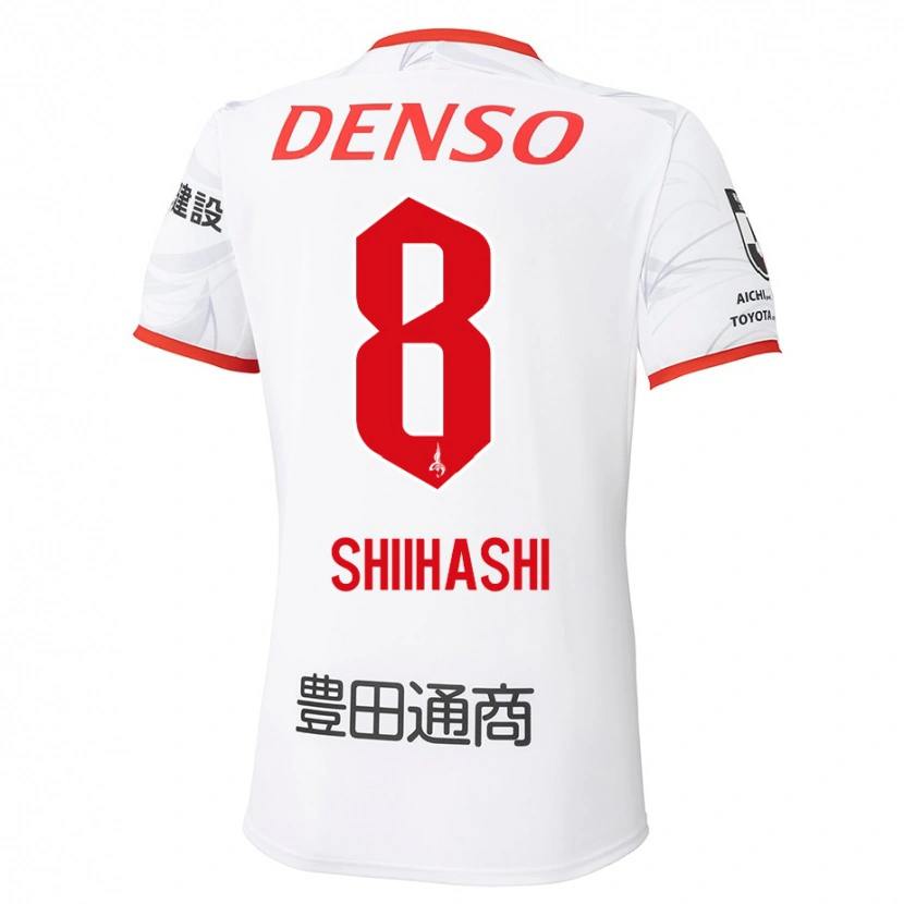 Danxen Herren Keiya Shiihashi #8 Weiß Rot Auswärtstrikot Trikot 2025/26 T-Shirt Österreich