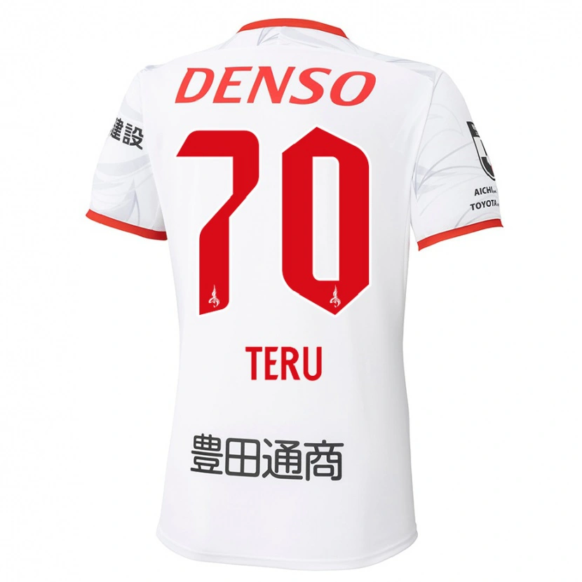 Danxen Herren Teruki Hara #70 Weiß Rot Auswärtstrikot Trikot 2025/26 T-Shirt Österreich