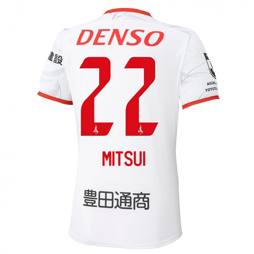 Danxen Herren Daiki Mitsui #22 Weiß Rot Auswärtstrikot Trikot 2025/26 T-Shirt Österreich