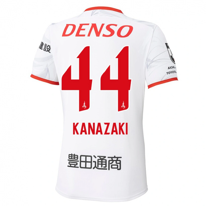 Danxen Herren Mu Kanazaki #44 Weiß Rot Auswärtstrikot Trikot 2025/26 T-Shirt Österreich