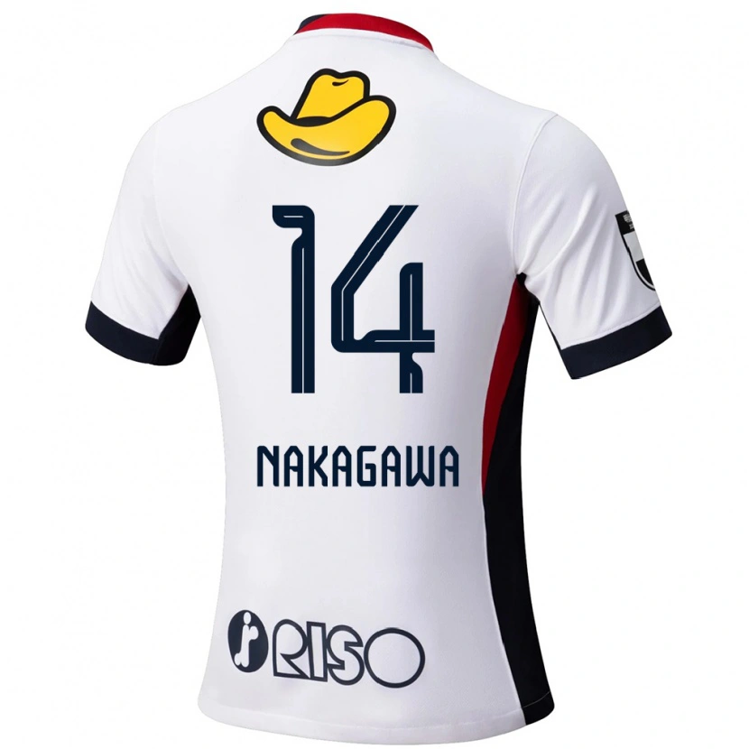 Danxen Herren Sora Nakagawa #14 Weiß Schwarz Auswärtstrikot Trikot 2025/26 T-Shirt Österreich