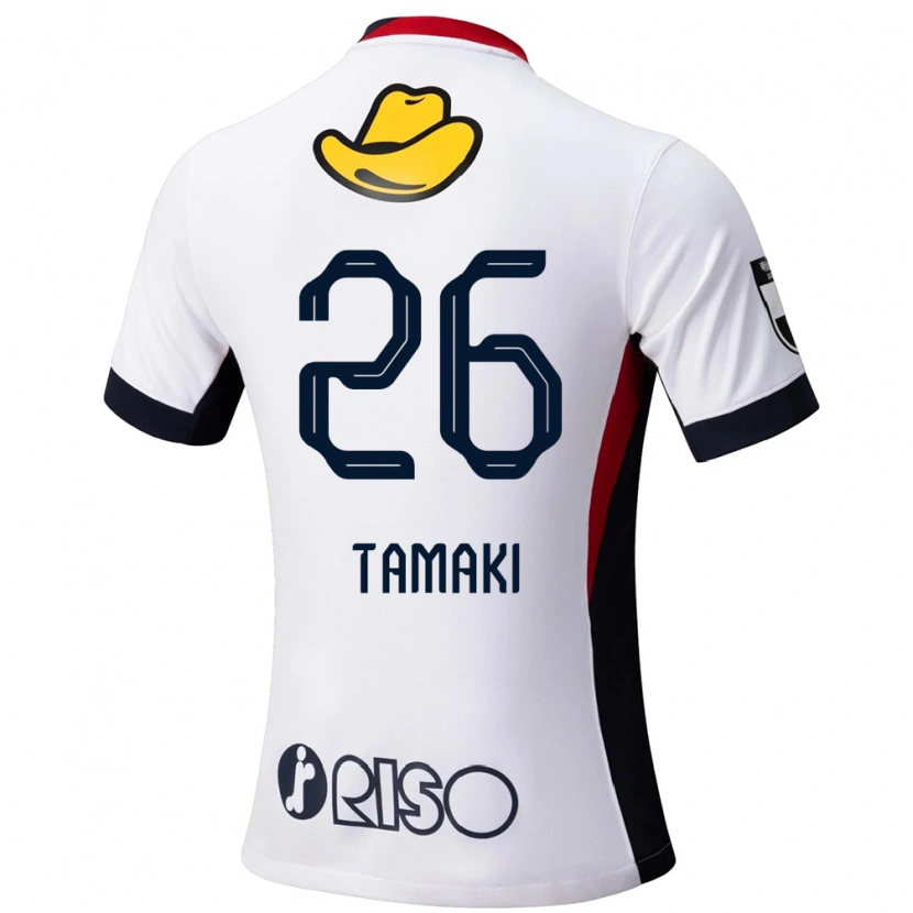 Danxen Herren Amon Tamaki #26 Weiß Schwarz Auswärtstrikot Trikot 2025/26 T-Shirt Österreich