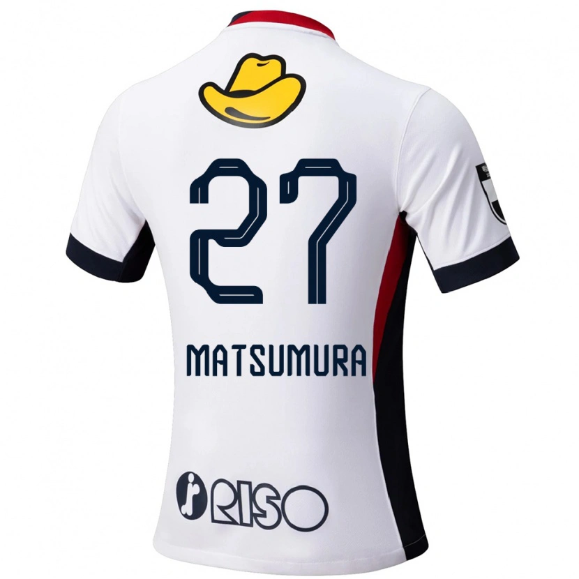 Danxen Herren Yuta Matsumura #27 Weiß Schwarz Auswärtstrikot Trikot 2025/26 T-Shirt Österreich