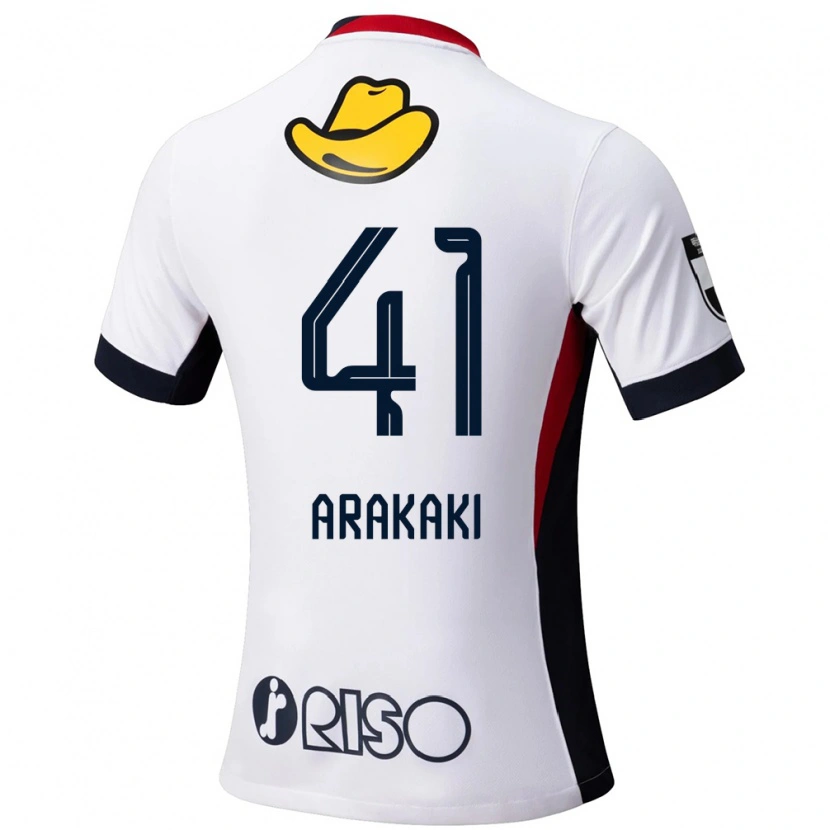 Danxen Herren Yota Arakaki #41 Weiß Schwarz Auswärtstrikot Trikot 2025/26 T-Shirt Österreich