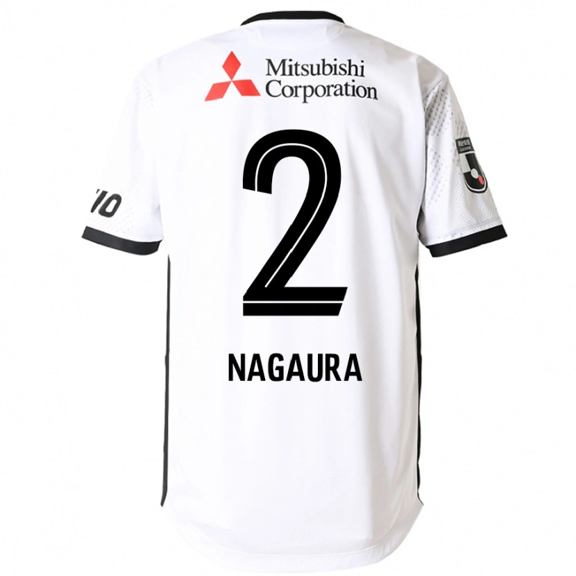 Danxen Herren Koshi Nagaura #2 Weiß Schwarz Auswärtstrikot Trikot 2025/26 T-Shirt Österreich