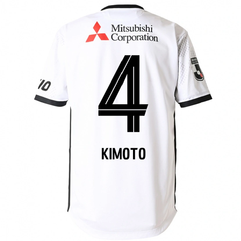 Danxen Herren Yasuki Kimoto #4 Weiß Schwarz Auswärtstrikot Trikot 2025/26 T-Shirt Österreich