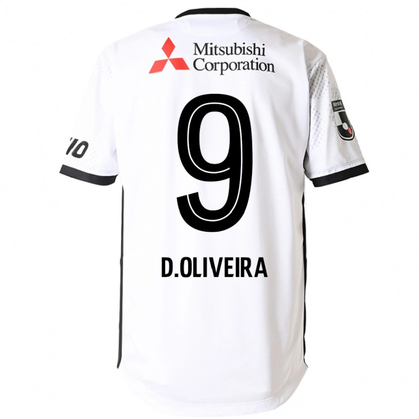 Danxen Herren Diego Oliveira #9 Weiß Schwarz Auswärtstrikot Trikot 2025/26 T-Shirt Österreich