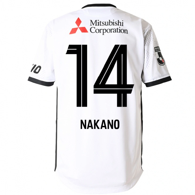 Danxen Herren Yui Nakano #14 Weiß Schwarz Auswärtstrikot Trikot 2025/26 T-Shirt Österreich