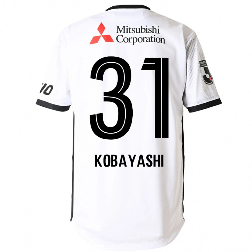 Danxen Herren Masataka Kobayashi #31 Weiß Schwarz Auswärtstrikot Trikot 2025/26 T-Shirt Österreich