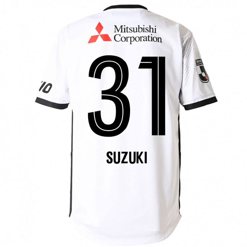 Danxen Herren Kaede Suzuki #31 Weiß Schwarz Auswärtstrikot Trikot 2025/26 T-Shirt Österreich
