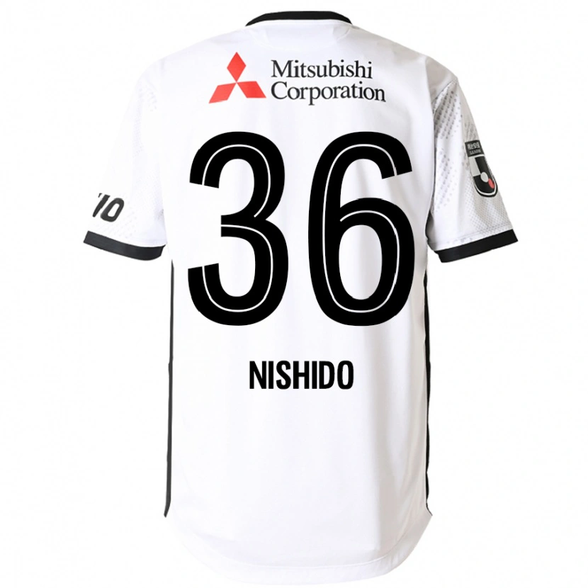 Danxen Herren Hisatoshi Nishido #36 Weiß Schwarz Auswärtstrikot Trikot 2025/26 T-Shirt Österreich