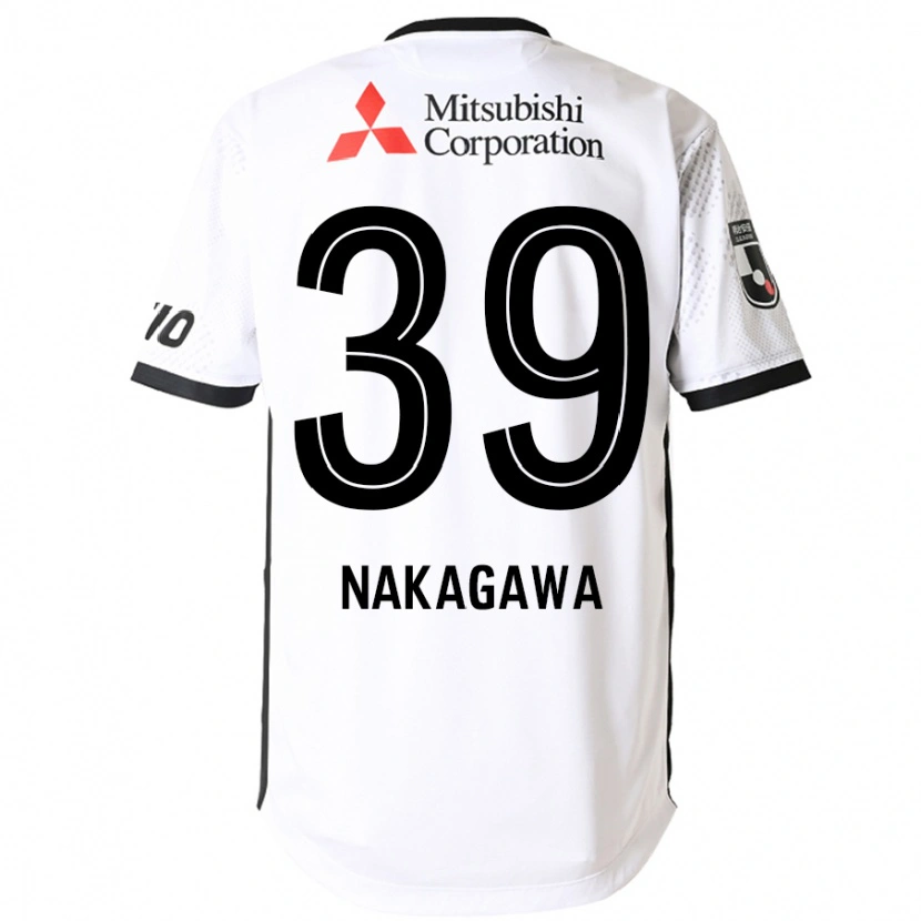 Danxen Herren Teruhito Nakagawa #39 Weiß Schwarz Auswärtstrikot Trikot 2025/26 T-Shirt Österreich