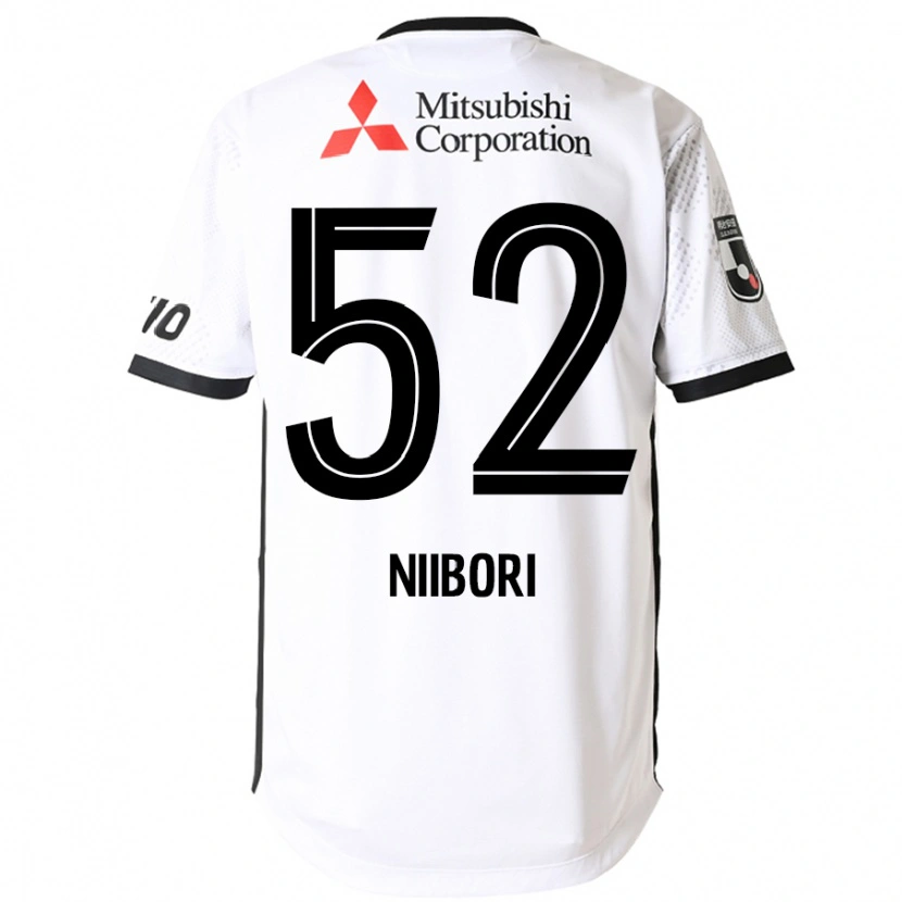 Danxen Herren Keita Niibori #52 Weiß Schwarz Auswärtstrikot Trikot 2025/26 T-Shirt Österreich