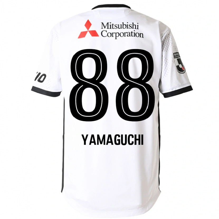 Danxen Herren Taiyo Yamaguchi #88 Weiß Schwarz Auswärtstrikot Trikot 2025/26 T-Shirt Österreich
