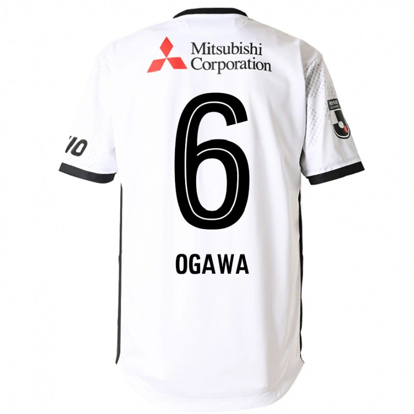 Danxen Herren Ryoya Ogawa #6 Weiß Schwarz Auswärtstrikot Trikot 2025/26 T-Shirt Österreich
