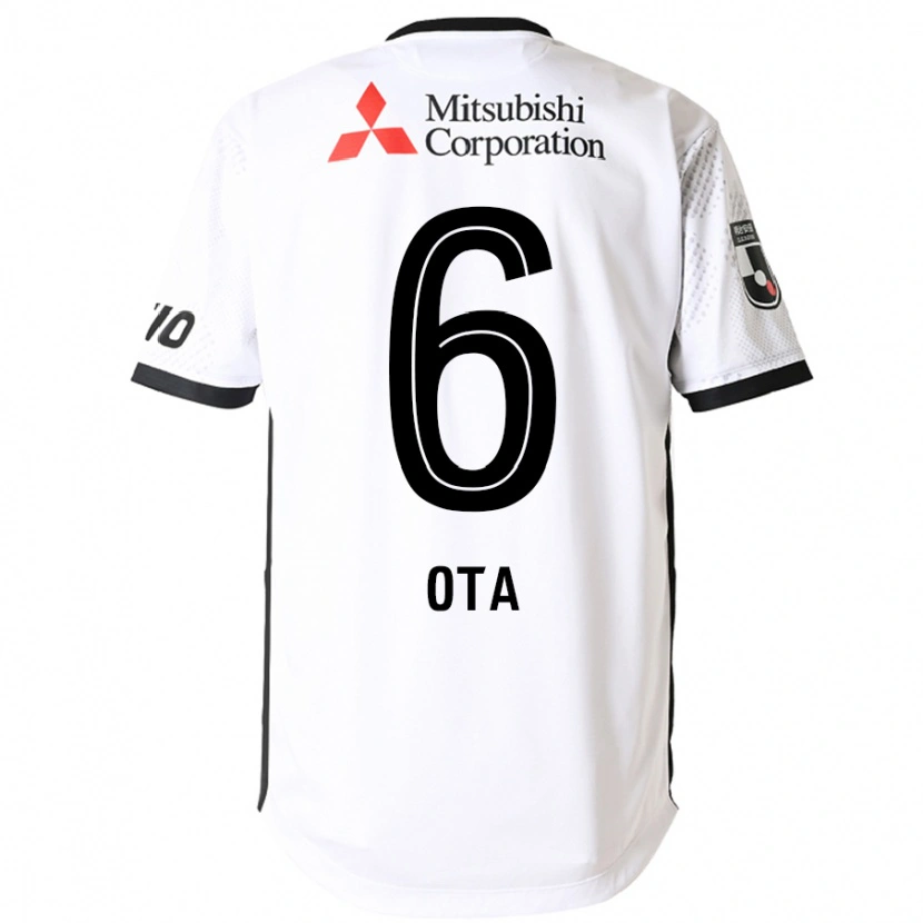 Danxen Herren Kosuke Ota #6 Weiß Schwarz Auswärtstrikot Trikot 2025/26 T-Shirt Österreich