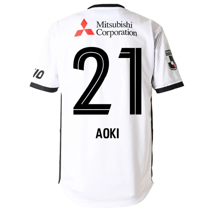 Danxen Herren Takuya Aoki #21 Weiß Schwarz Auswärtstrikot Trikot 2025/26 T-Shirt Österreich