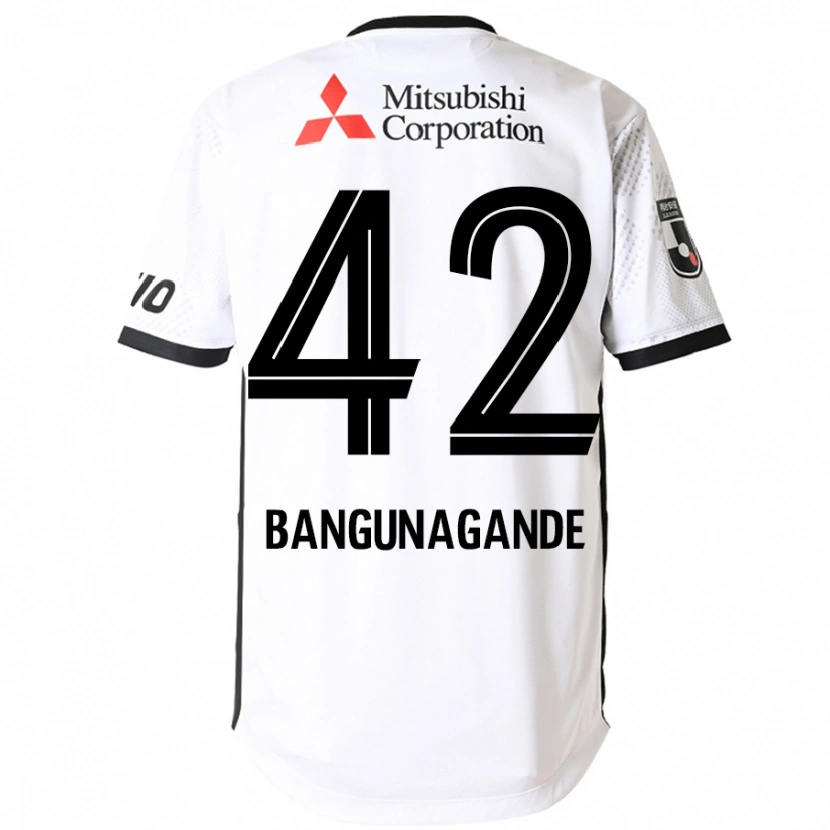 Danxen Herren Kashifu Bangunagande #42 Weiß Schwarz Auswärtstrikot Trikot 2025/26 T-Shirt Österreich