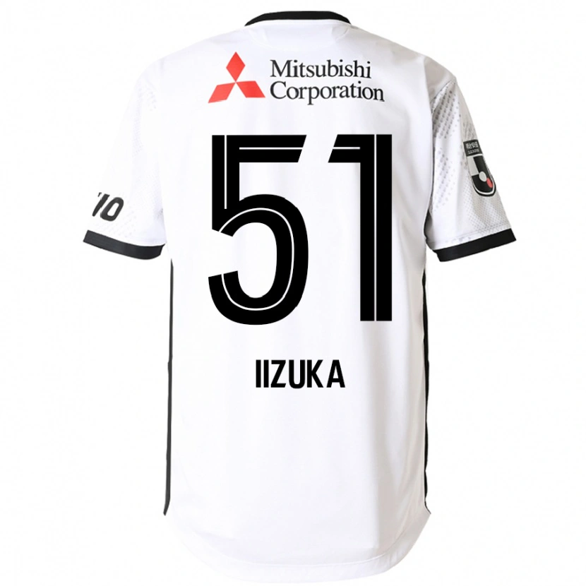 Danxen Herren Yoshihito Iizuka #51 Weiß Schwarz Auswärtstrikot Trikot 2025/26 T-Shirt Österreich