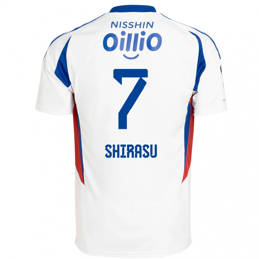 Danxen Herren Kento Shirasu #7 Weiß Königsblau Auswärtstrikot Trikot 2025/26 T-Shirt Österreich