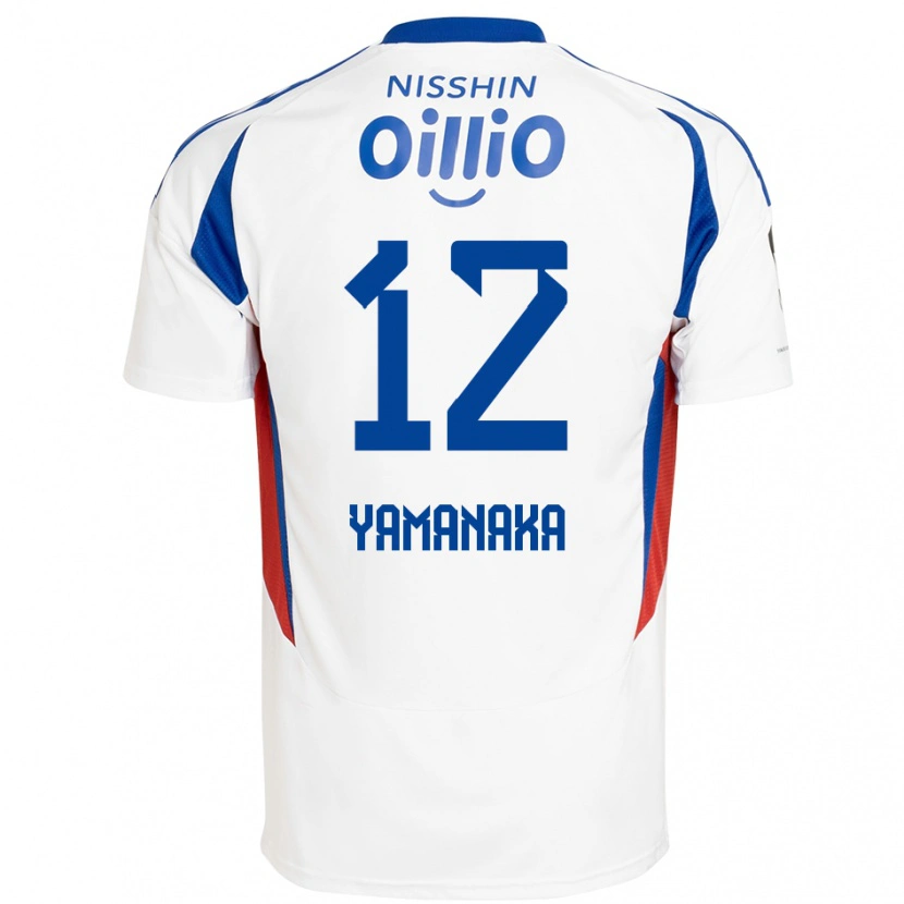 Danxen Herren Yuki Yamanaka #12 Weiß Königsblau Auswärtstrikot Trikot 2025/26 T-Shirt Österreich