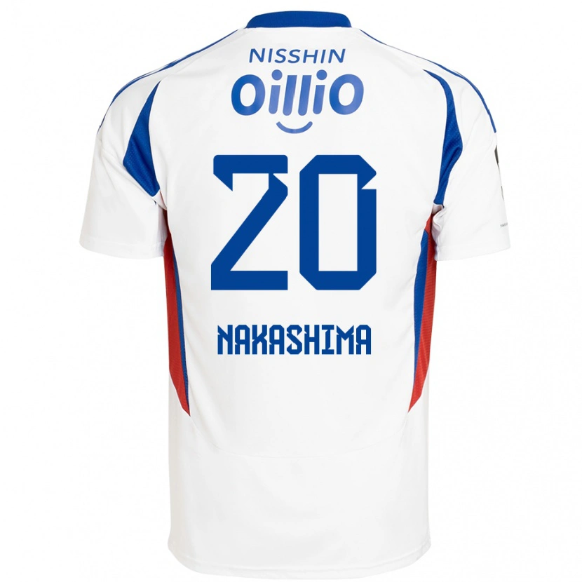 Danxen Herren Rikuto Nakashima #20 Weiß Königsblau Auswärtstrikot Trikot 2025/26 T-Shirt Österreich