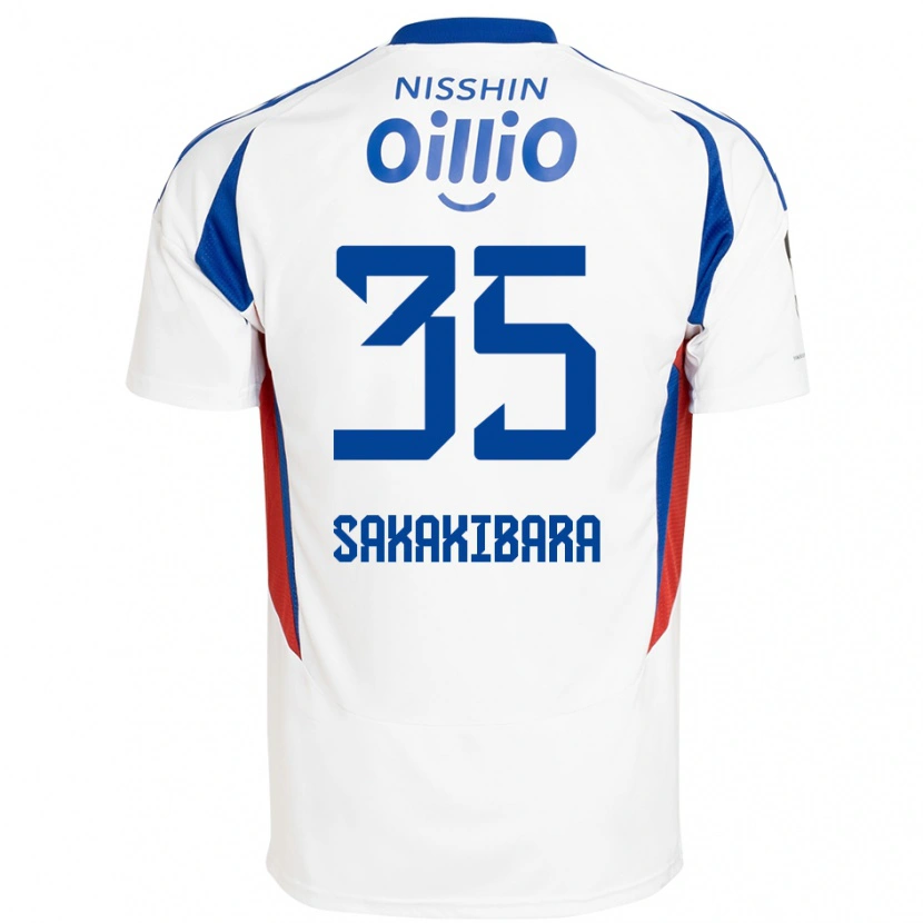Danxen Herren Keigo Sakakibara #35 Weiß Königsblau Auswärtstrikot Trikot 2025/26 T-Shirt Österreich