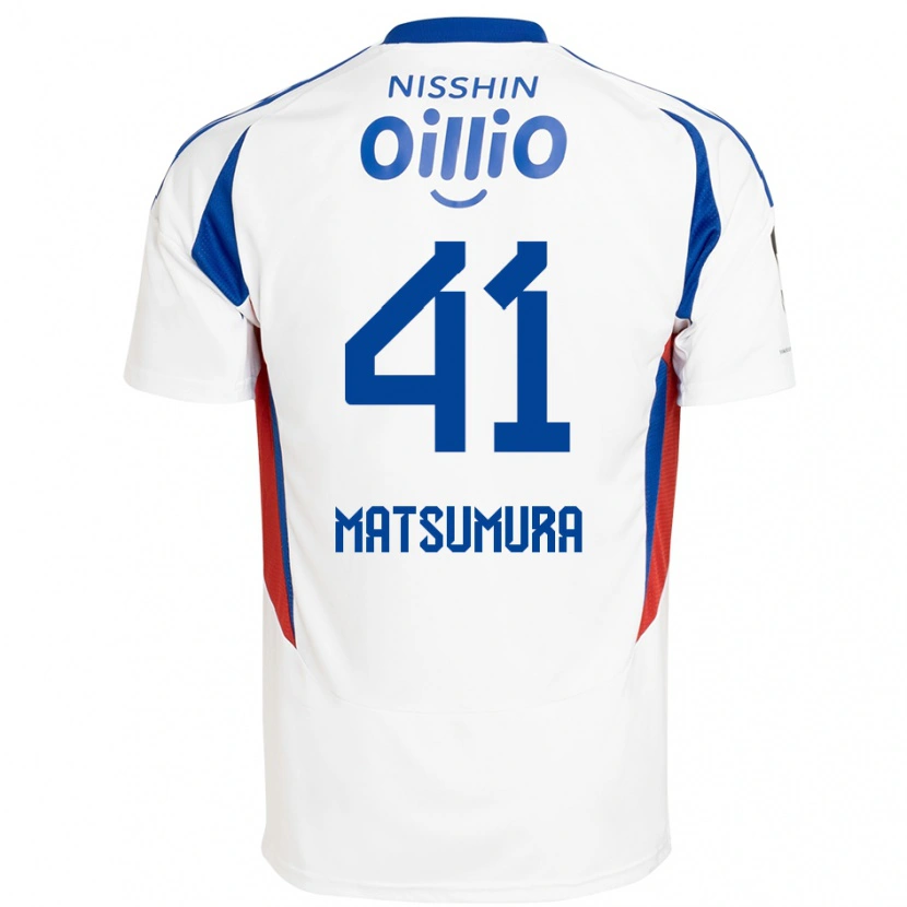 Danxen Herren Kosuke Matsumura #41 Weiß Königsblau Auswärtstrikot Trikot 2025/26 T-Shirt Österreich