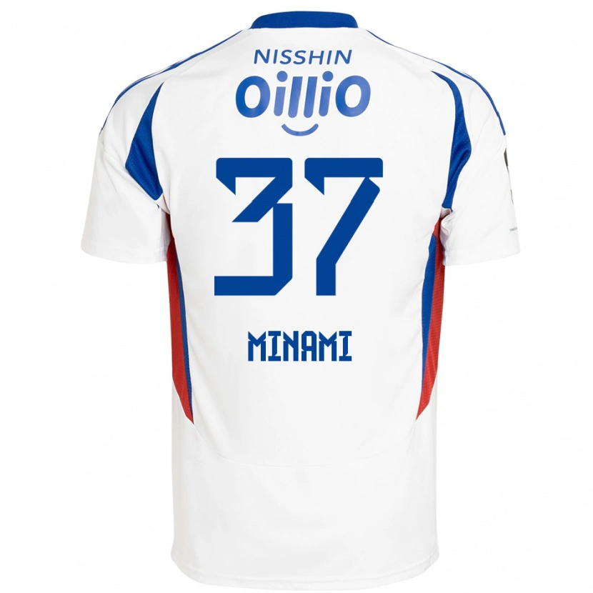 Danxen Herren Takuto Minami #37 Weiß Königsblau Auswärtstrikot Trikot 2025/26 T-Shirt Österreich