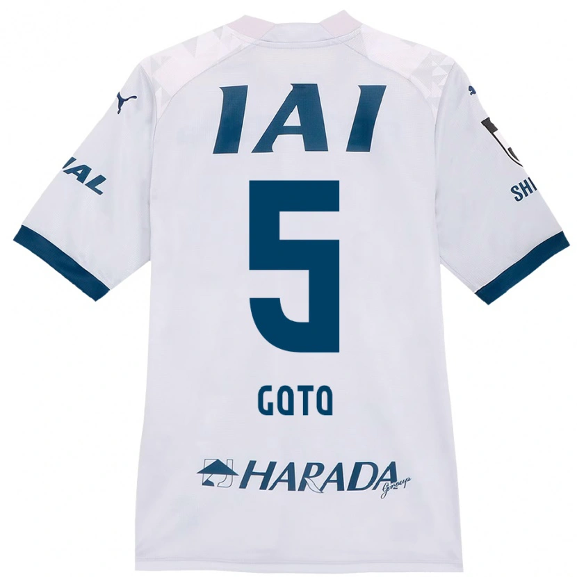 Danxen Herren Keita Goto #5 Weiß Königsblau Auswärtstrikot Trikot 2025/26 T-Shirt Österreich