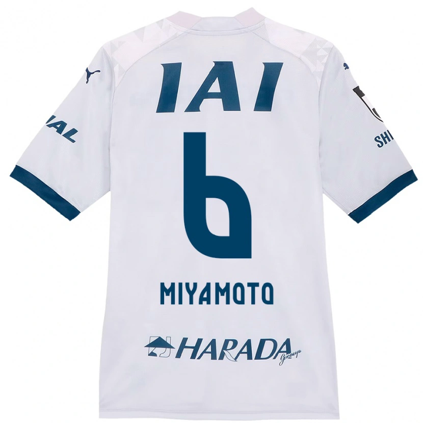 Danxen Herren Kota Miyamoto #6 Weiß Königsblau Auswärtstrikot Trikot 2025/26 T-Shirt Österreich