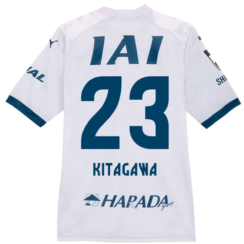 Danxen Herren Koya Kitagawa #23 Weiß Königsblau Auswärtstrikot Trikot 2025/26 T-Shirt Österreich