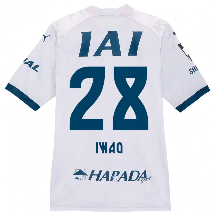 Danxen Herren Takeru Iwao #28 Weiß Königsblau Auswärtstrikot Trikot 2025/26 T-Shirt Österreich