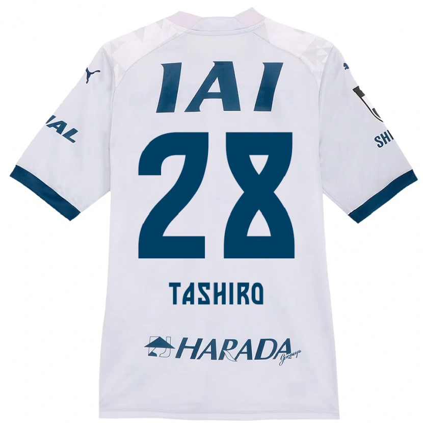 Danxen Herren Hiroto Tashiro #28 Weiß Königsblau Auswärtstrikot Trikot 2025/26 T-Shirt Österreich