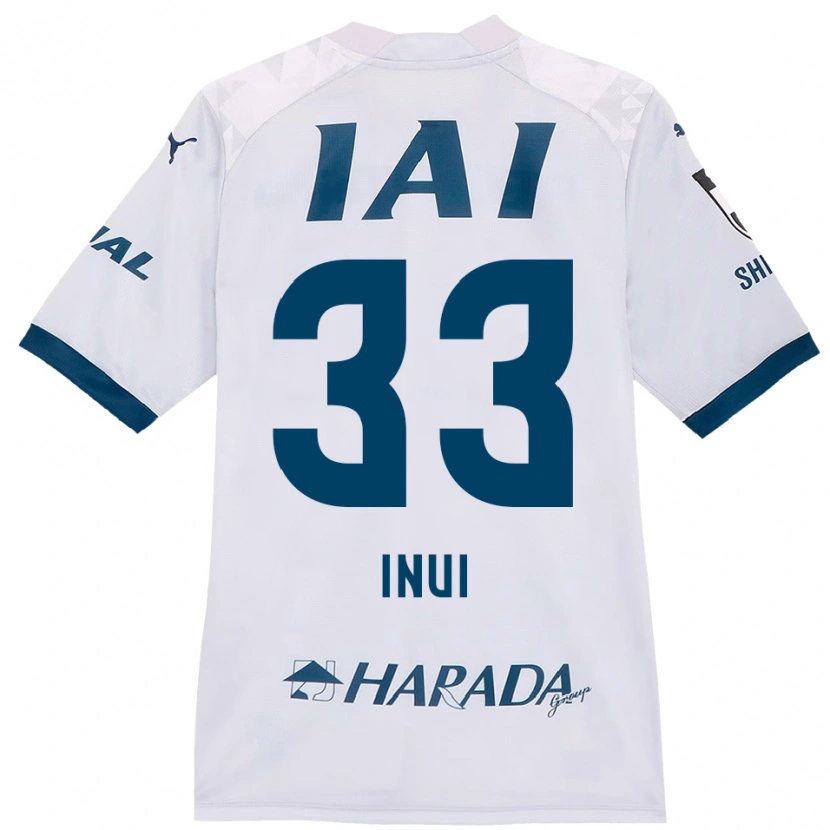Danxen Herren Takashi Inui #33 Weiß Königsblau Auswärtstrikot Trikot 2025/26 T-Shirt Österreich