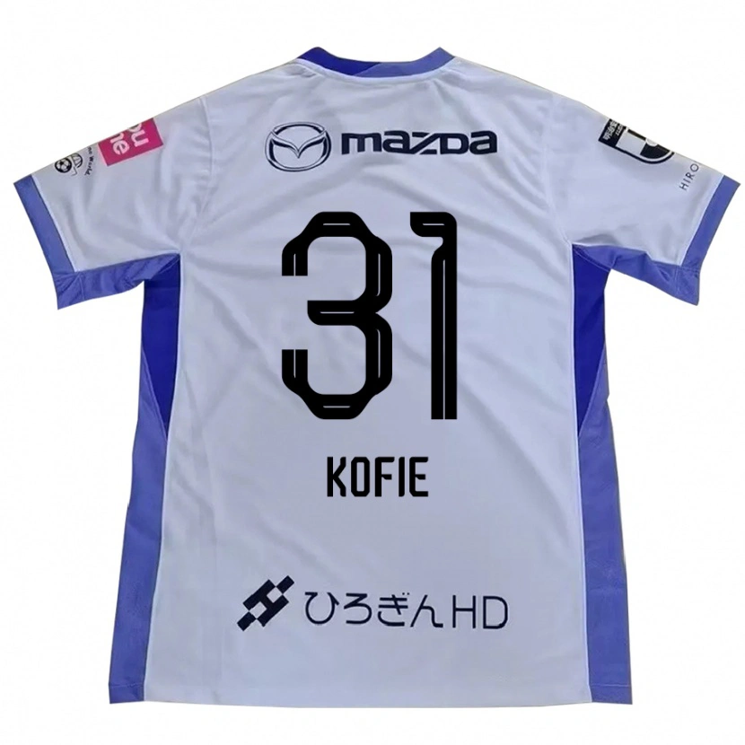 Danxen Herren Shota Kofie #31 Weiß Orange Auswärtstrikot Trikot 2025/26 T-Shirt Österreich