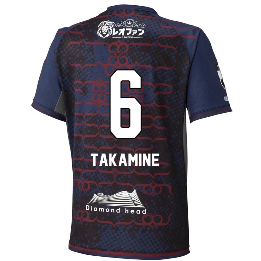 Danxen Herren Tomoki Takamine #6 Blau Rot Auswärtstrikot Trikot 2025/26 T-Shirt Österreich