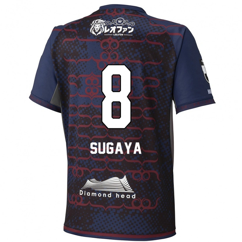 Danxen Herren Shuto Sugaya #8 Blau Rot Auswärtstrikot Trikot 2025/26 T-Shirt Österreich