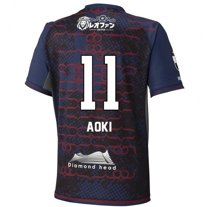 Danxen Herren Ryota Aoki #11 Blau Rot Auswärtstrikot Trikot 2025/26 T-Shirt Österreich