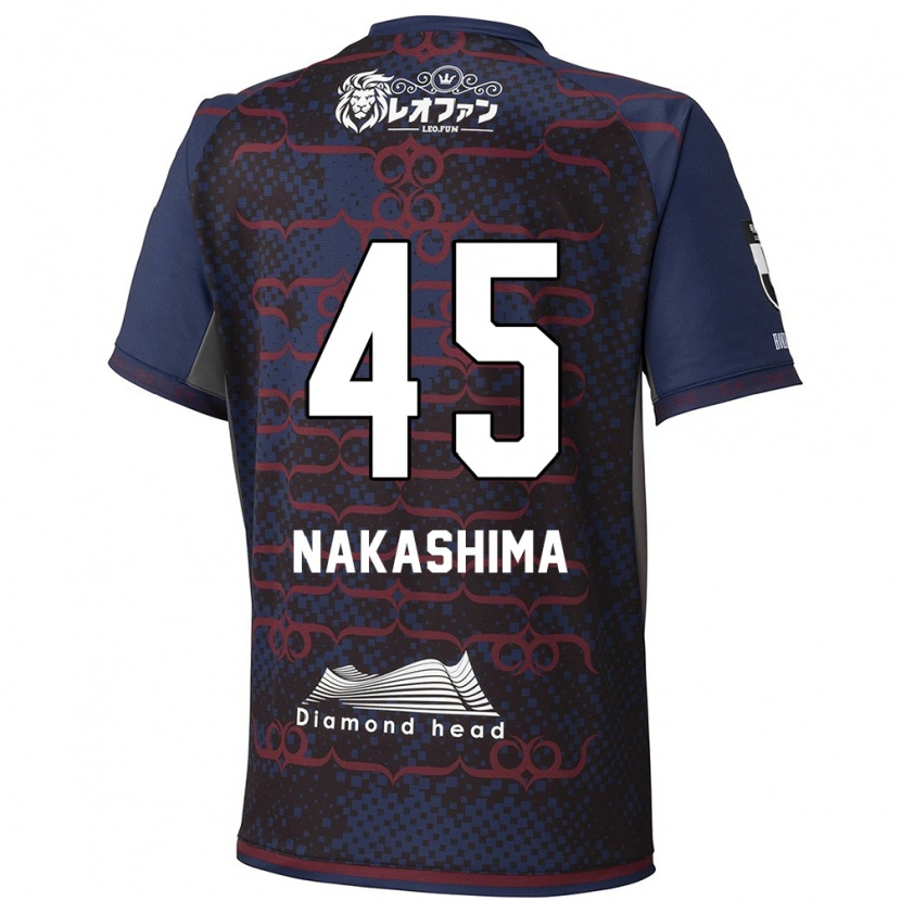 Danxen Herren Taika Nakashima #45 Blau Rot Auswärtstrikot Trikot 2025/26 T-Shirt Österreich