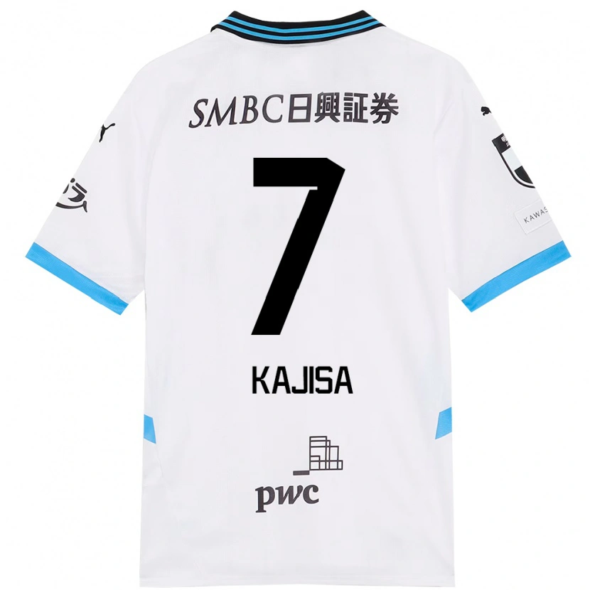 Danxen Herren Umi Kajisa #7 Weiß Himmelblau Auswärtstrikot Trikot 2025/26 T-Shirt Österreich