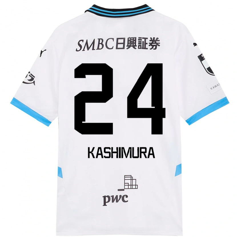 Danxen Herren Ryota Kashimura #24 Weiß Himmelblau Auswärtstrikot Trikot 2025/26 T-Shirt Österreich